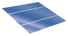 Photovoltaic used as a logo.